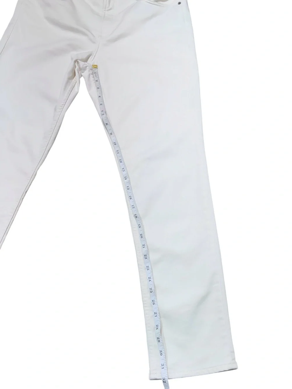 Faherty Stretch Terry Off White Jeans Pants Mens 36x32 Regenerative Cotton Pants